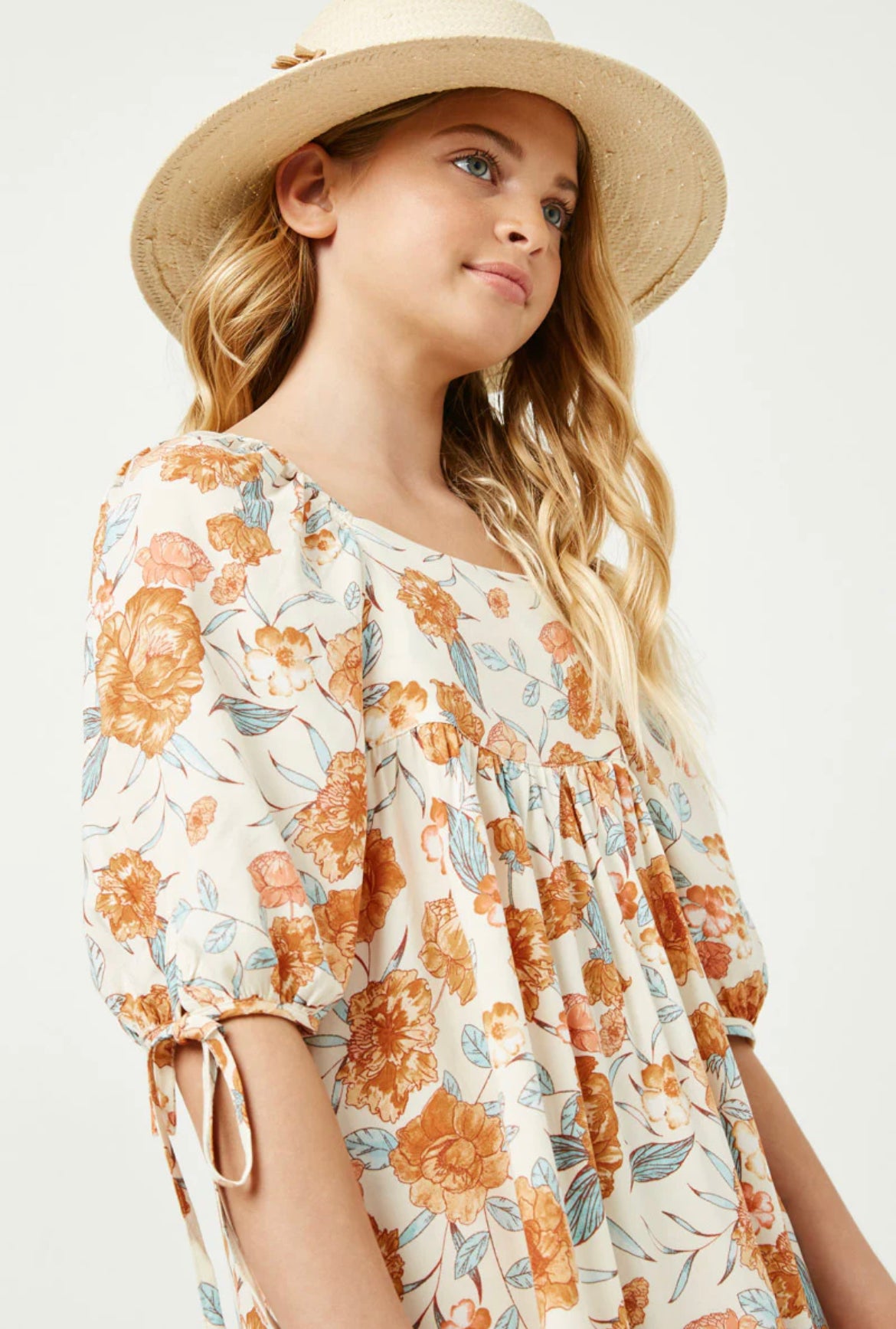 Youth- Floral Tie Dress