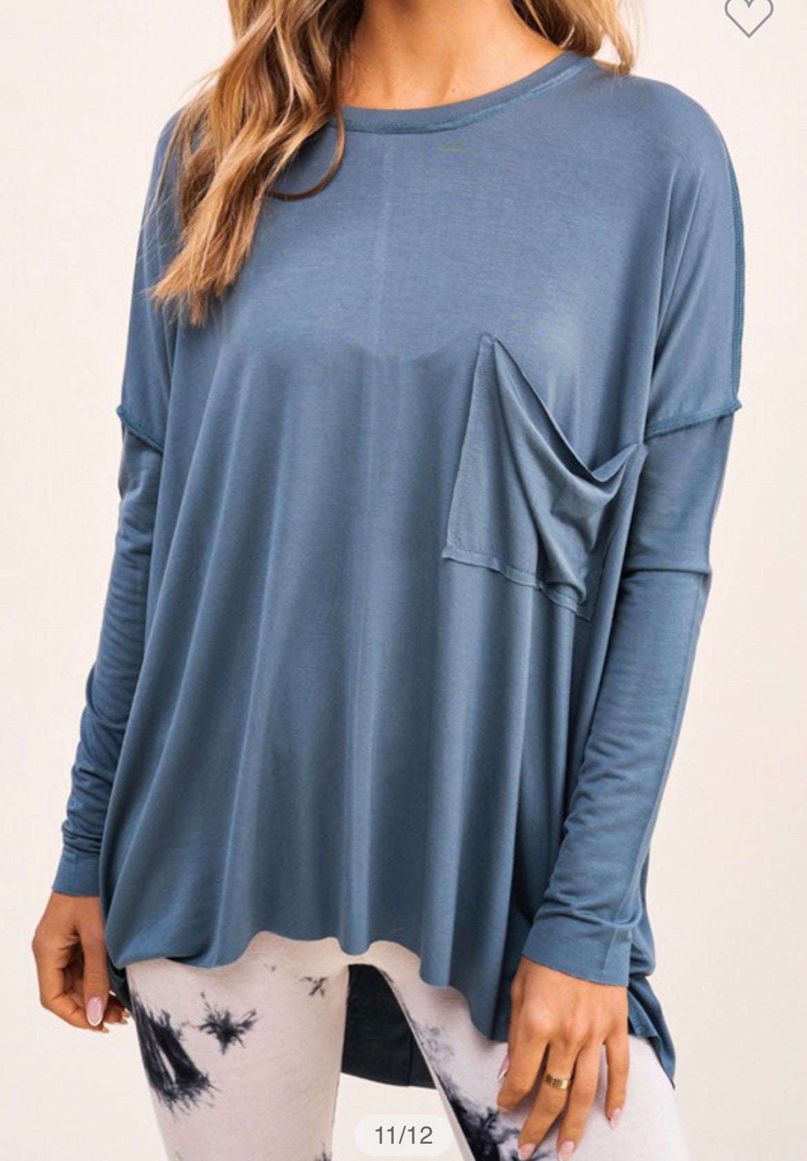 Slouchy Pocket Top